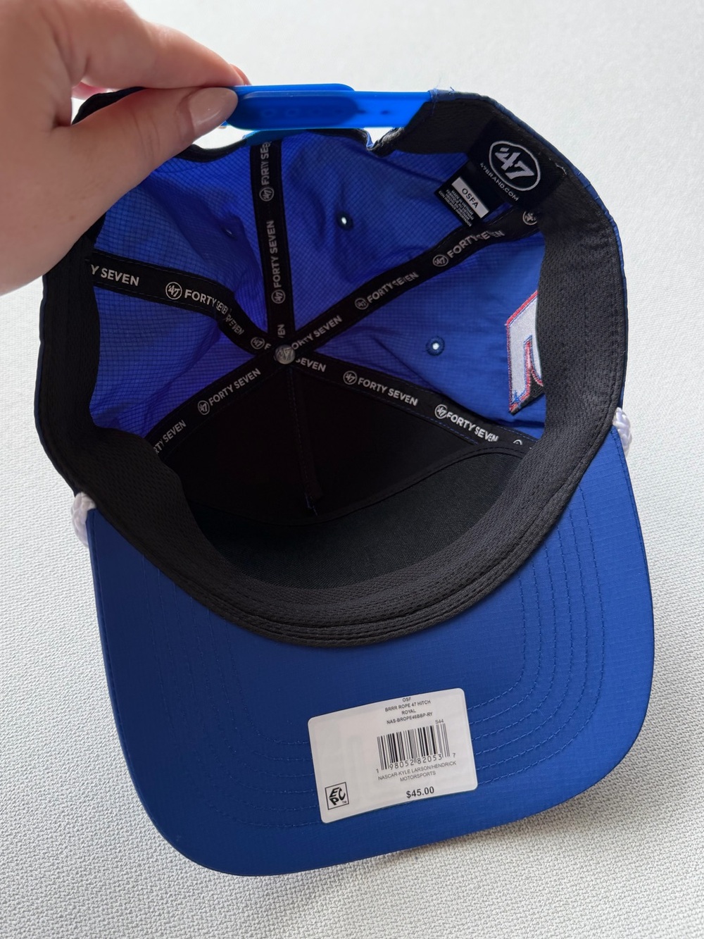 Blue ‘47 Hitch HendrickCars.com Kyle Larson Fairway Adjustable Hitch Hat Unisex - Picture 6 of 6